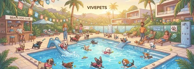 Sesión especial de tarde en la piscina canina VivePets para perros de menos de 13 kg