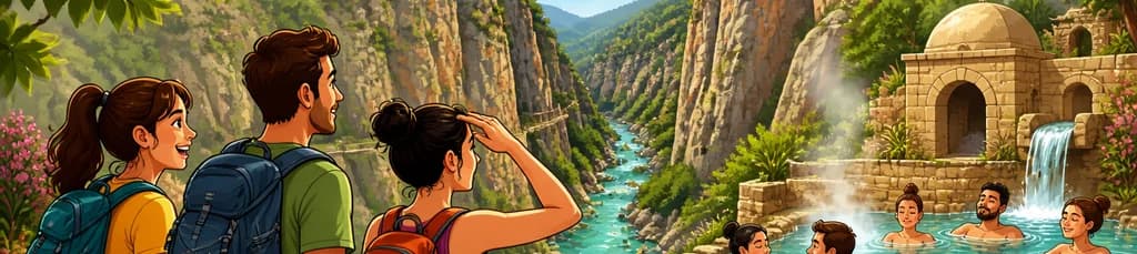 Un día de senderismo y baño en las termas de Montanejos, desde Valencia