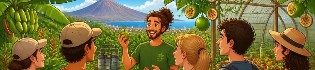 Recorrido por una granja sostenible en Tenerife: Explora el oasis oculto