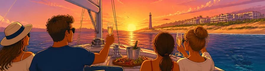 Exclusivo chárter privado al atardecer a bordo del Blue Dream