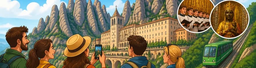 Excursión guiada con todo incluido a Montserrat, con transporte privado y recogida en tu hotel de Barcelona