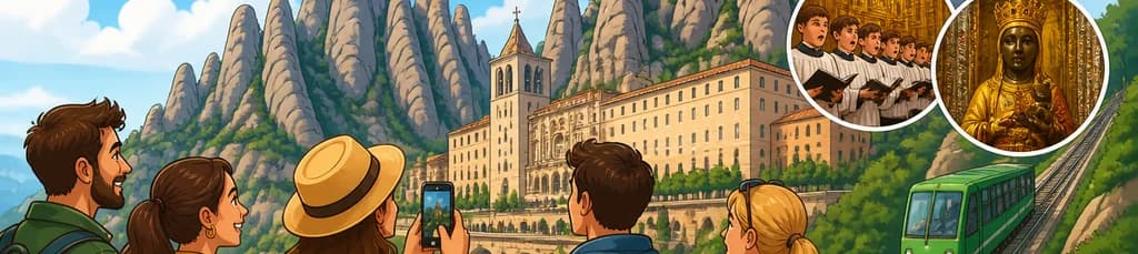 Excursión guiada con todo incluido a Montserrat, con transporte privado y recogida en tu hotel de Barcelona