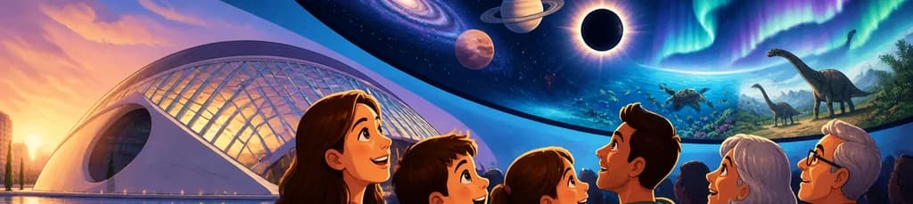 El Hemisfèric: vive una experiencia inmersiva de cine y proyecciones sin esperas