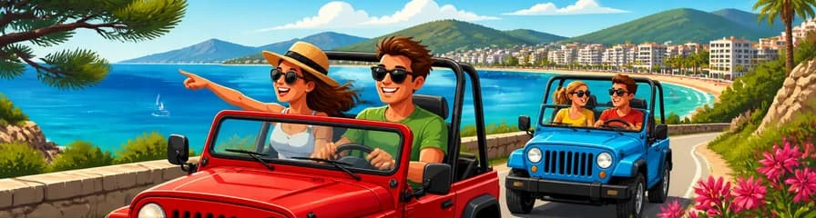 Recorridos en mini jeep por Cala Millor y Sa Coma: ¡una experiencia inolvidable!
