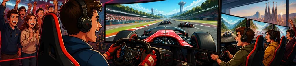 Vive la Emoción de las Carreras en el Barcelona Sim Racing Experience
