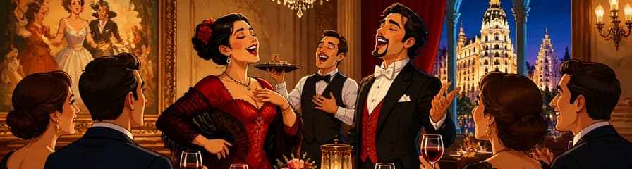 Una velada inolvidable de zarzuela y cena en el restaurante La Castafiore de Madrid