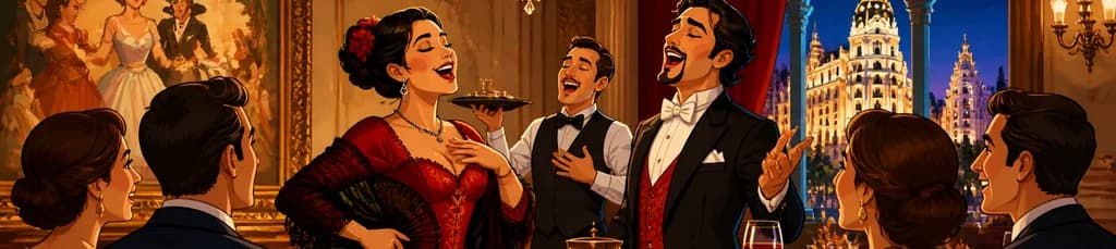 Una velada inolvidable de zarzuela y cena en el restaurante La Castafiore de Madrid