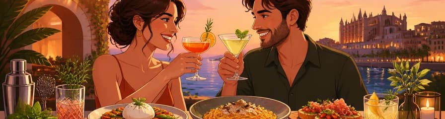 Experiencia de maridaje: coctelería y gastronomía en Mallorca
