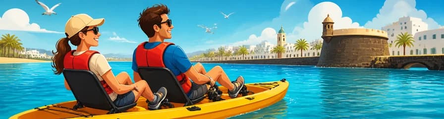 Recorrido en Kayak a Pedales por la Histórica Bahía de Arrecife