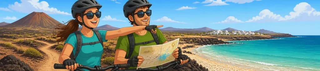 Recorrido autoguiado en ebike desde Corralejo a la Playa de las Palomitas