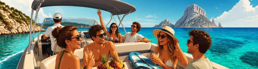 Alquiler de chárter privado "La Fueguina" en Ibiza por siete horas