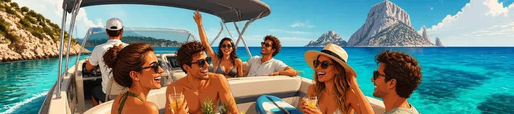 Alquiler de chárter privado "La Fueguina" en Ibiza por siete horas