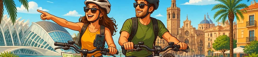 Explora Valencia sin esfuerzo: gran experiencia autoguiada en bicicleta eléctrica