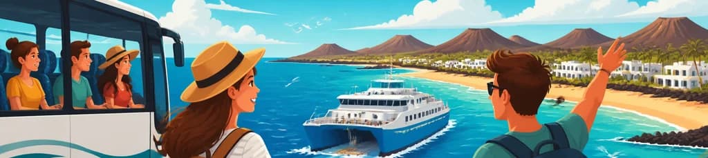 Descubre Fuerteventura a tu ritmo: ferry y traslado en bus incluidos