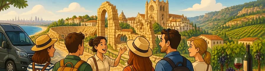 Excursión de un día a las ruinas de Tarragona y el Priorat con recogida en hotel desde Barcelona para grupo reducido