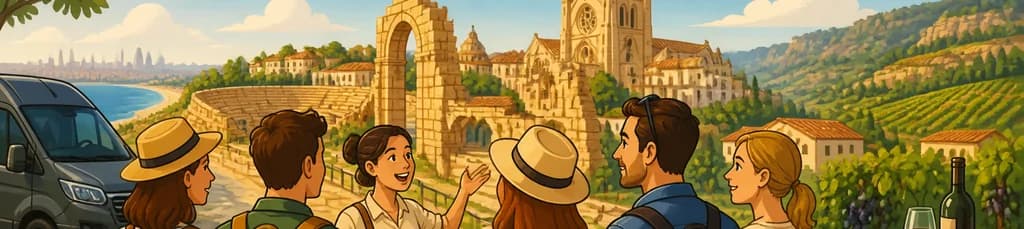 Excursión de un día a las ruinas de Tarragona y el Priorat con recogida en hotel desde Barcelona para grupo reducido