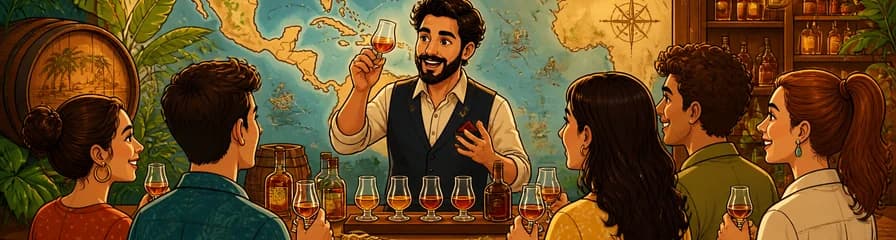 Experimenta una Cata de Rones Dirigida por un Rummelier