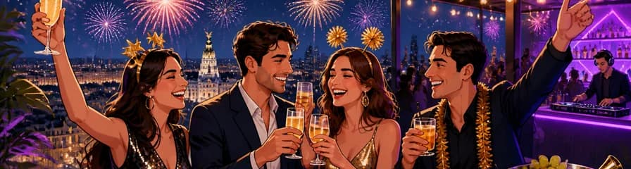 Celebra la Nochevieja con Fiesta y Barra Libre en Ella Sky Bar