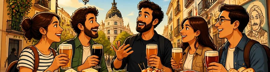 Recorrido a pie por el centro de Madrid: Cerveza artesanal y tapas