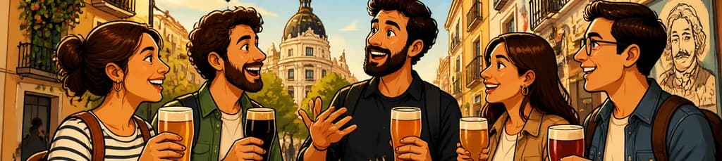 Recorrido a pie por el centro de Madrid: Cerveza artesanal y tapas