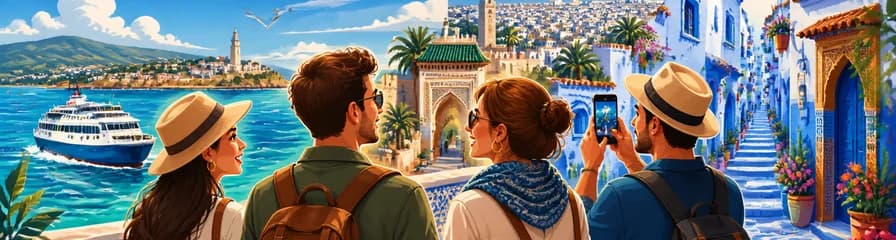 Excursión privada a Tánger y Chefchaouen con salida desde los puertos de Málaga o Tarifa