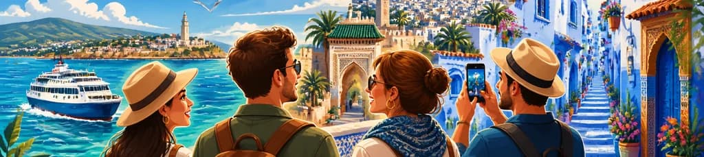 Excursión privada a Tánger y Chefchaouen con salida desde los puertos de Málaga o Tarifa