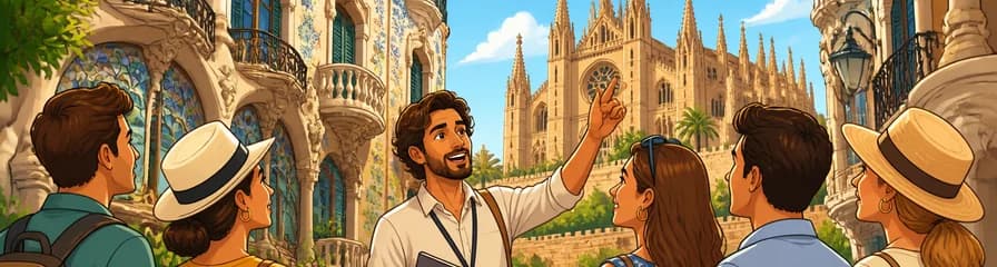 Recorrido guiado por el arte modernista y la obra de Gaudí en Palma de Mallorca