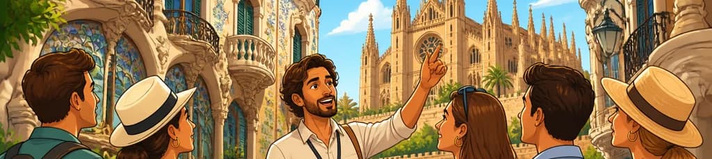 Recorrido guiado por el arte modernista y la obra de Gaudí en Palma de Mallorca