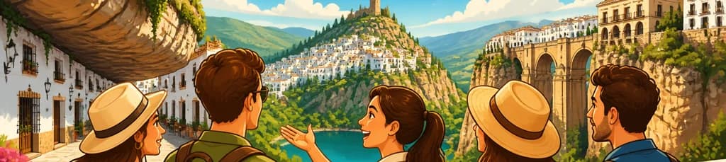 Viaje privado desde Sevilla para explorar Setenil, Zahara y Ronda