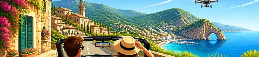 Experiencia automovilística por Mallorca: Valldemossa, Sa Foradada, Deià y el Valle de Sóller