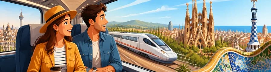 Descubre Barcelona desde Madrid: Un viaje privado en tren de alta velocidad
