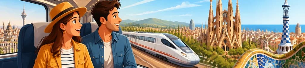 Descubre Barcelona desde Madrid: Un viaje privado en tren de alta velocidad