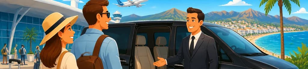 Servicio de traslado privado desde el aeropuerto de Málaga a su hotel en la Costa del Sol