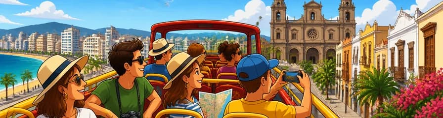 Recorrido turístico en autobús de dos pisos de City Sightseeing por Las Palmas de Gran Canaria