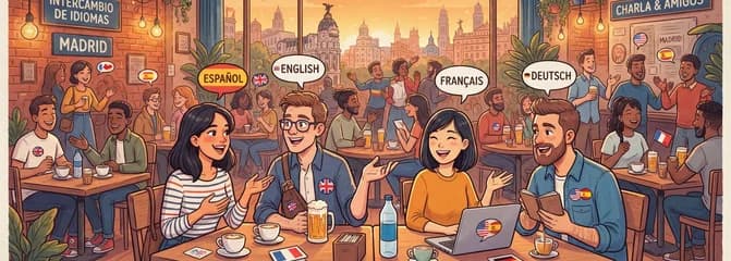 Intercambio de Idiomas y Conversación en Madrid