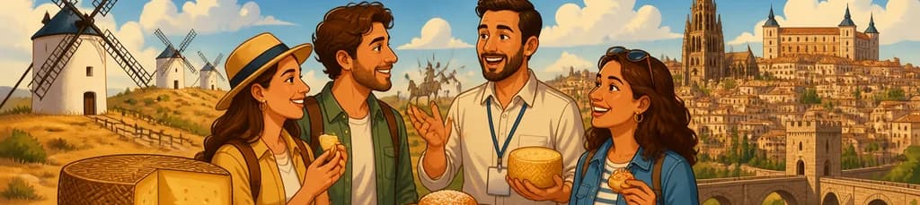 Un viaje culinario y cultural por La Mancha y Toledo: Queso Manchego y Mazapán