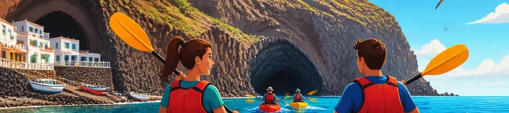 Travesía en kayak desde el Porís de Candelaria hasta la Cueva Bonita
