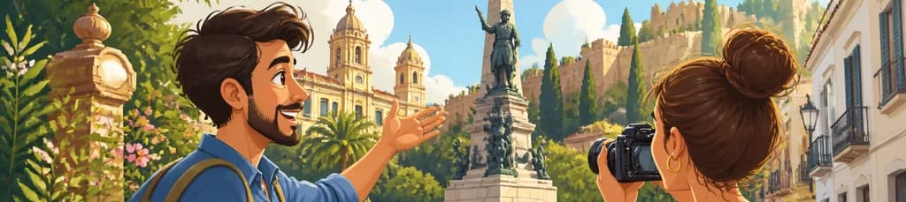 Acompaña a un malagueño y captura la belleza de los enclaves más fotogénicos de la ciudad