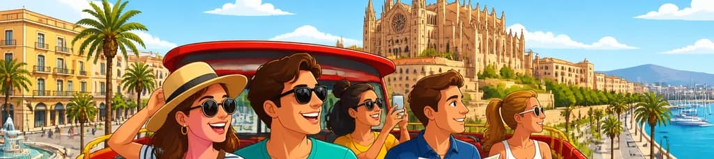 Descubre Palma de Mallorca con el tour en autobús turístico City Sightseeing