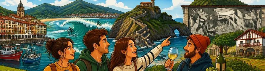 Excursión por la costa vasca: Gaztelugatxe, Mundaka y Gernika con salida desde Bilbao