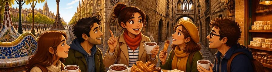 Recorrido a pie por Barcelona: el dulce sabor de los churros y el chocolate