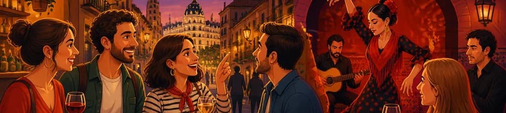 Recorrido a pie por los bares de tapas y vinos de Madrid con espectáculo de flamenco