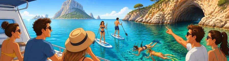 Aventura en paddle surf por Cala Salada, Punta Galera y Cala Saladeta