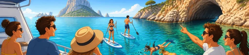 Aventura en paddle surf por Cala Salada, Punta Galera y Cala Saladeta