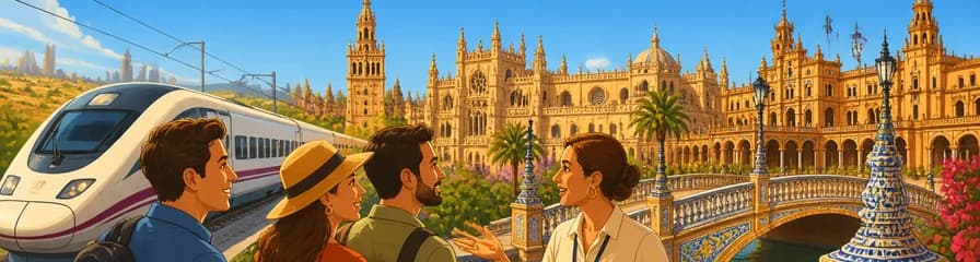 Descubre Sevilla en un día: tour privado en tren de alta velocidad desde Madrid