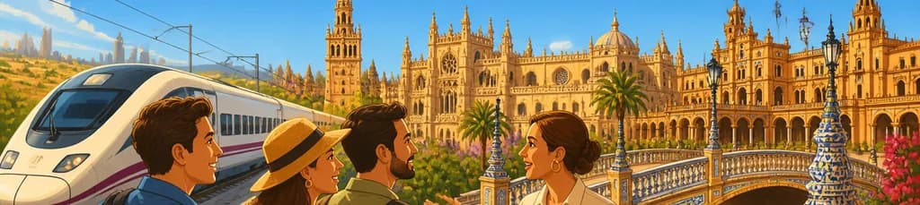 Descubre Sevilla en un día: tour privado en tren de alta velocidad desde Madrid