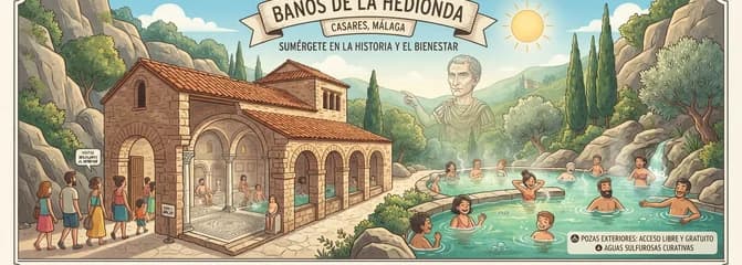 Visita a los Baños de la Hedionda en agosto