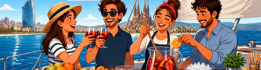 Aventura de Navegación por Barcelona y Taller de Elaboración de Sangría