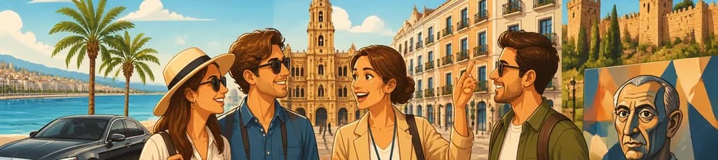 Escapada privada de un día a Málaga desde Marbella