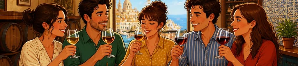 Experiencia de degustación de vinos de Jerez acompañada de tapas